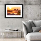 Dirt Road at Golden Hour Wall Art