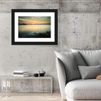 Lake Conroe Sunset Reflection Wall Art