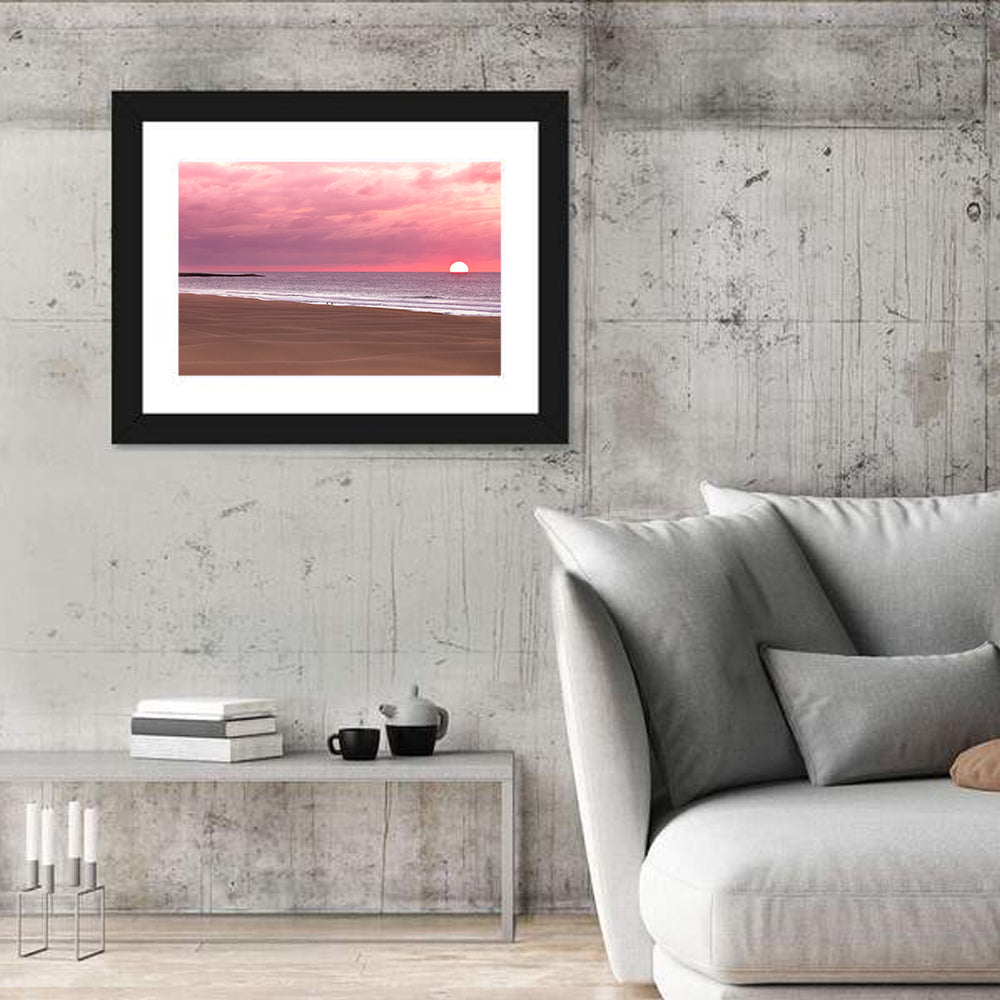 Boavista Sunset Beach Wall Art in a room, landscape