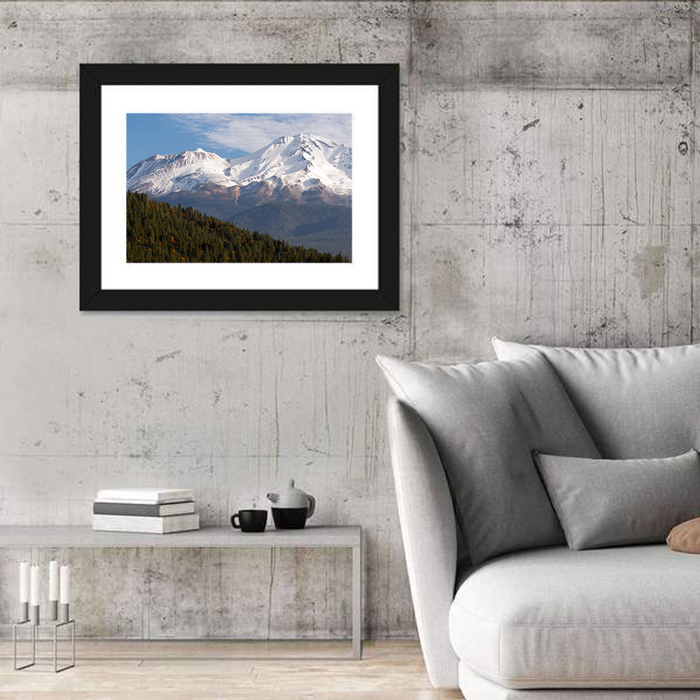 Mount Shasta Snow Peaks Wall Art