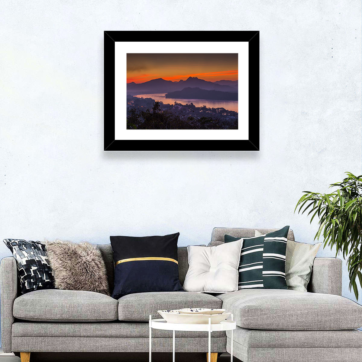 Luang Prabang Sunset Wall Art
