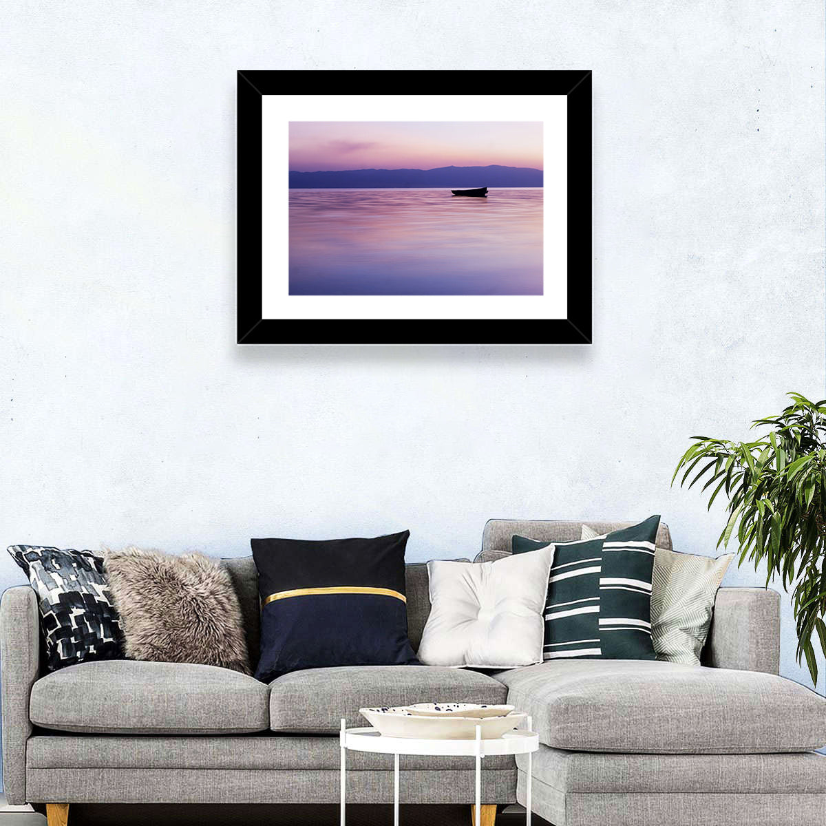 Lake Ohrid Sunset Wall Art