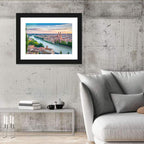 Verona Riverbend at Golden Hour Wall Art