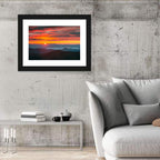Blue Ridge Sunrise Over Misty Ridges Wall Art
