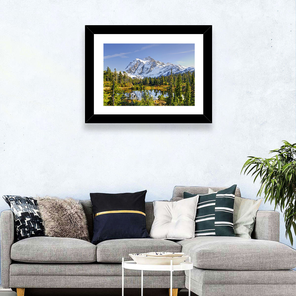 Mount Shuksan Lake Reflection Wall Art