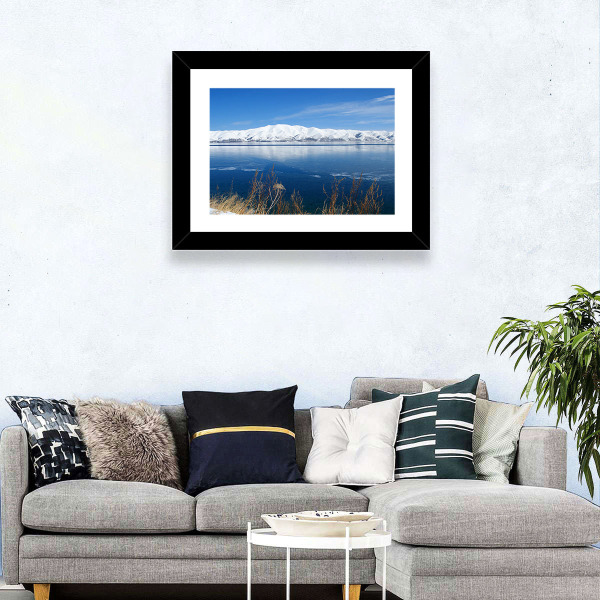 Lake Sevan Winter Wall Art
