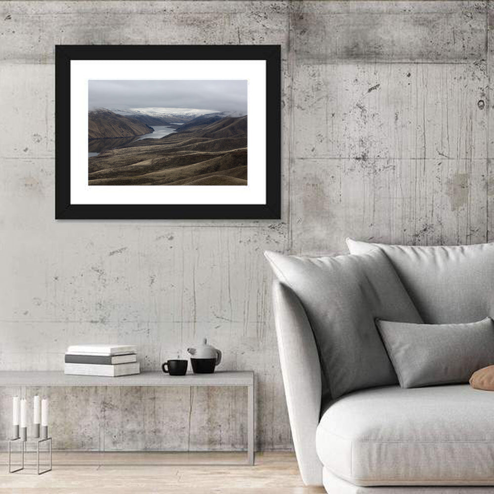 Snow-dusted Snake River Canyon Wall Art