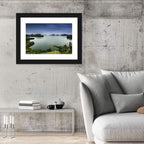 Lake Kivu Overcast Landscape Wall Art
