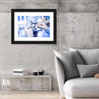 Laboratory Microscope Close-up Wall Art