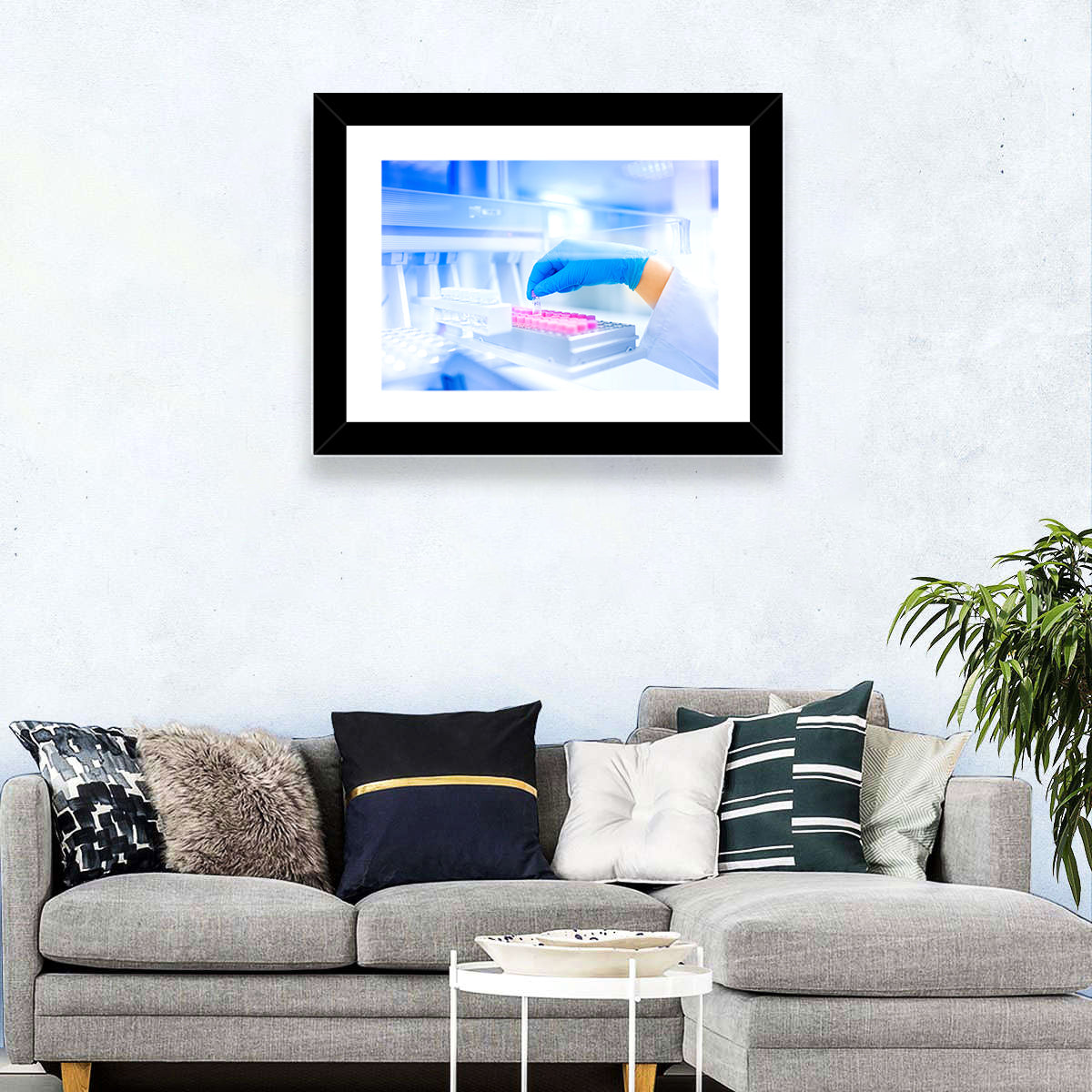 Medical Lab Testing Kits Wall Art