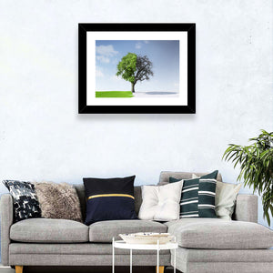 Summer & Winter Tree Wall Art