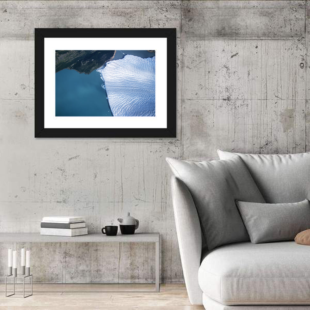 Perito Moreno Glacier Wall Art in a room, landscape