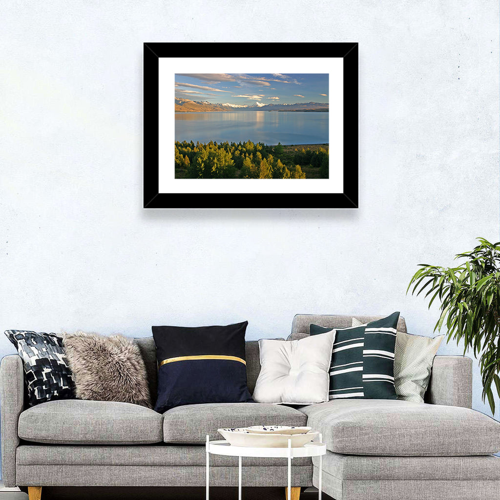 Lake Pukaki Reflections with Mount Cook Wall Art