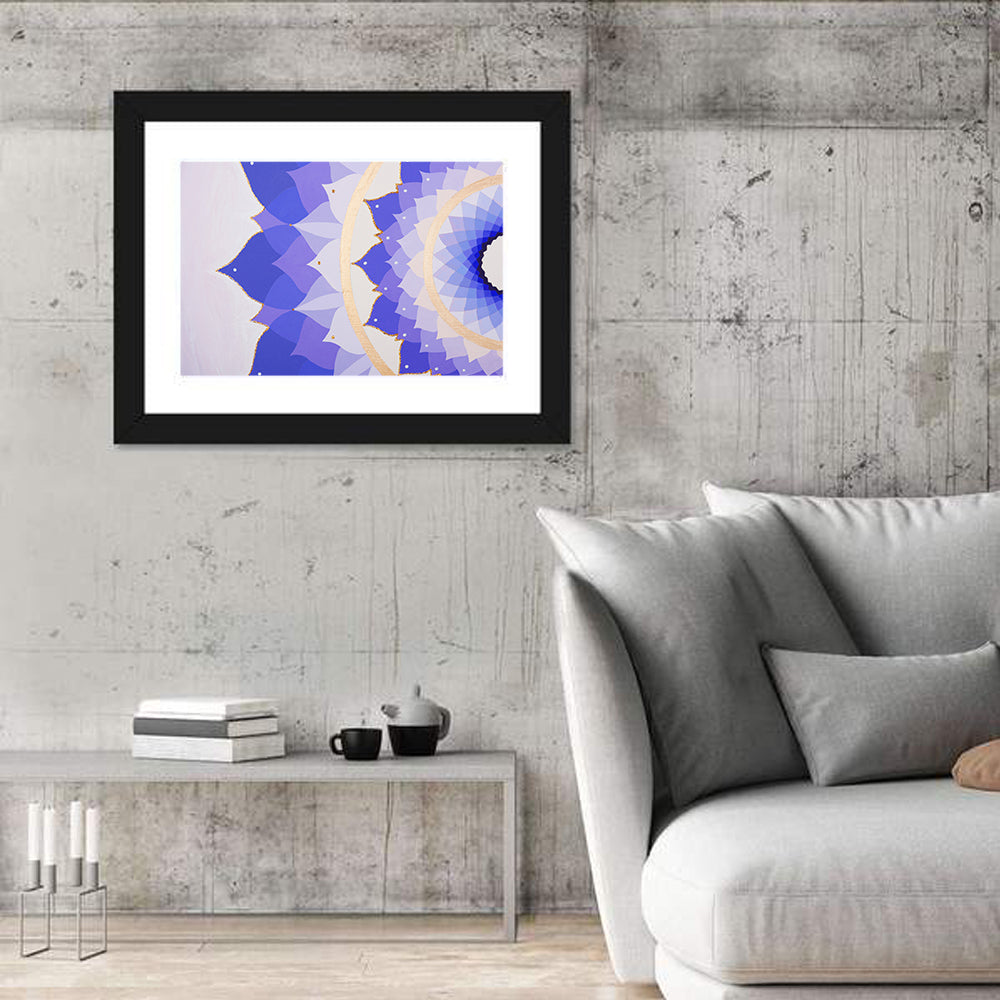 Sahasrara Chakra Lotus Mandala Wall Art