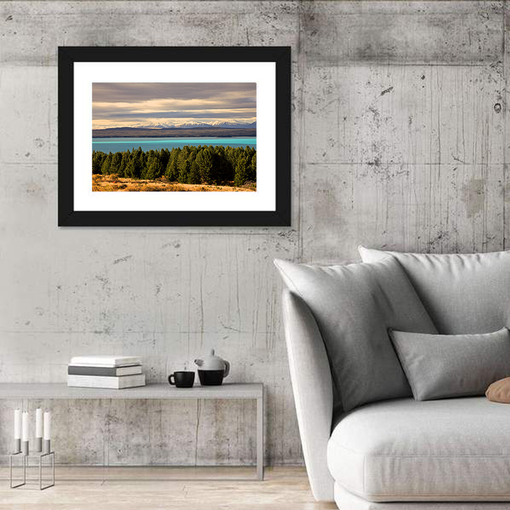Lake Pukaki Turquoise View Wall Art
