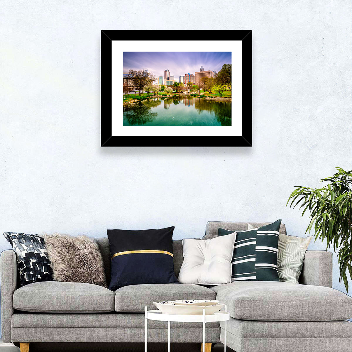 Charlotte Skyline Wall Art