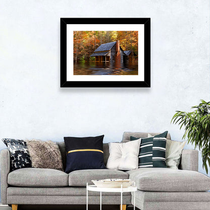Flooded House Wall Art