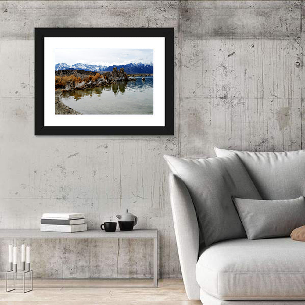 Mono Lake Tufa Towers with Mount Whitney Wall Art in a room, landscape