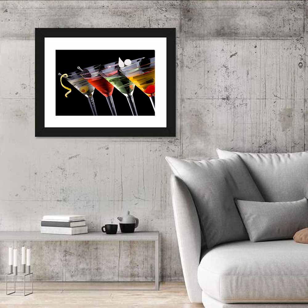 Classic Martini Cocktails Wall Art