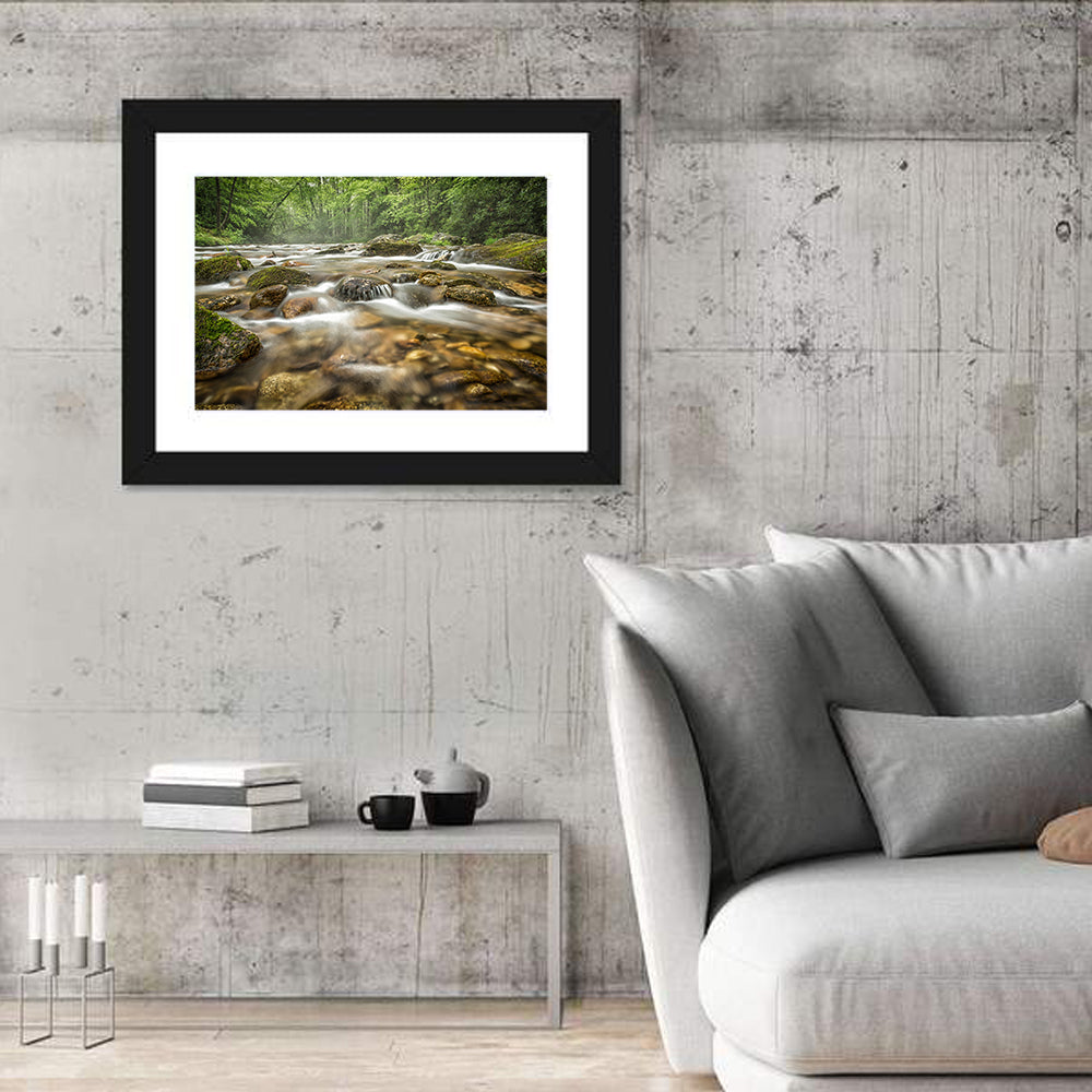 Forest Creek, North Carolina Wall Art in a room, landscape