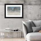 Snow-covered Forest Field Wall Art