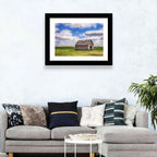 Old Farm Shed in Field Wall Art