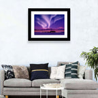 Northern Lights Over Island Wall Art