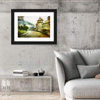 Autumn Approach to Chillon Castle Wall Art