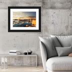 Dubrovnik Old Port at Golden Hour Wall Art