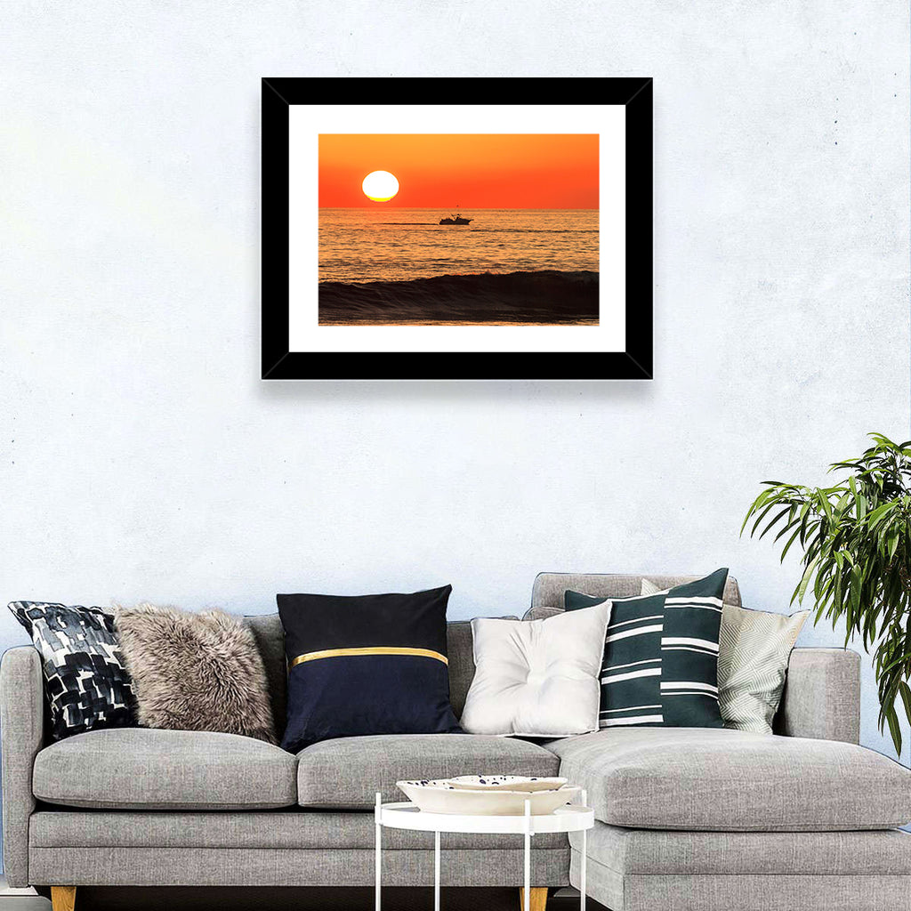 Oceanside Beach California Sunset Wall Art