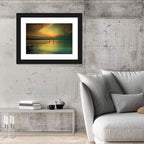 Lake Garda Sunset Pier Wall Art