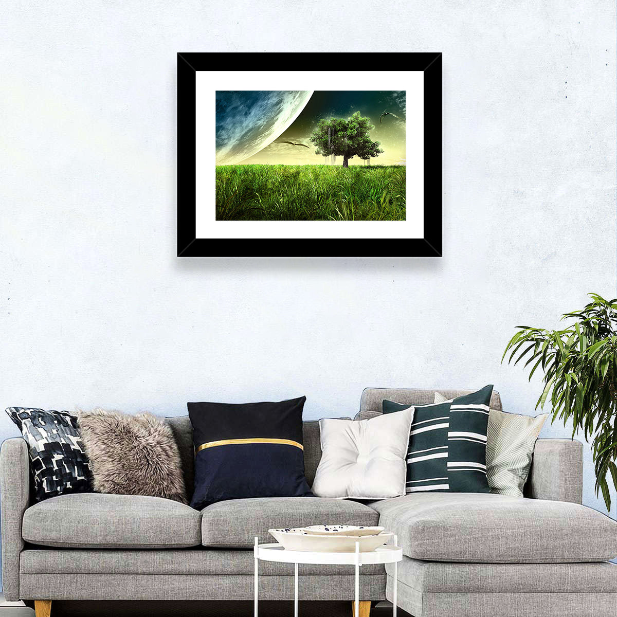 Aliens Planet Meadows Wall Art