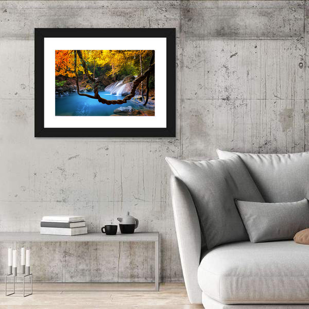 Erawan Waterfall Pool, Kanchanaburi Wall Art in a room, landscape
