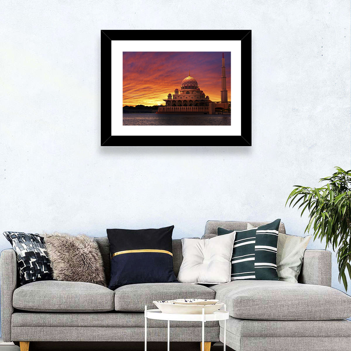 Putrajaya Mosque Sunset Wall Art