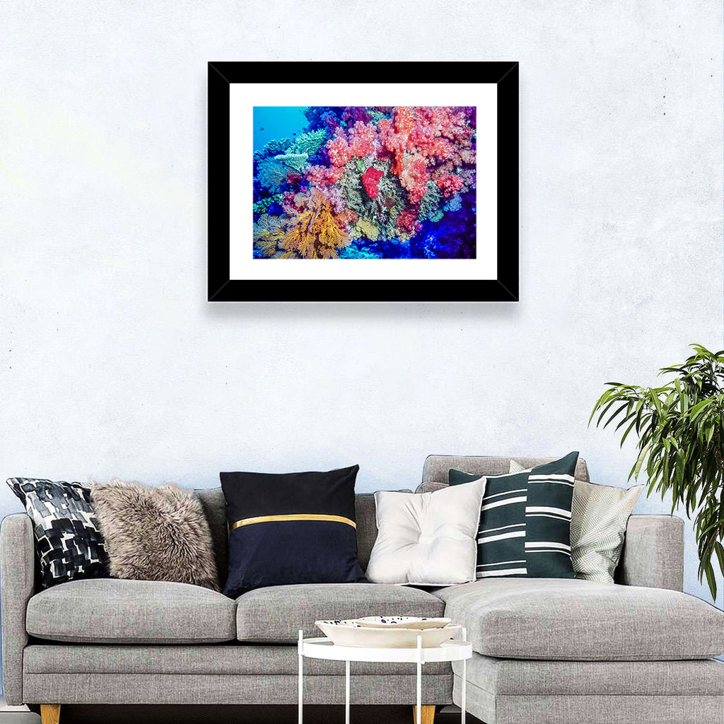 Vibrant Coral Reef Wall Art