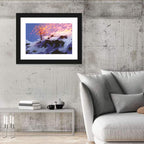 Falling Leaves in Winter Wall Art