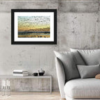 Snow Geese Over River Wall Art