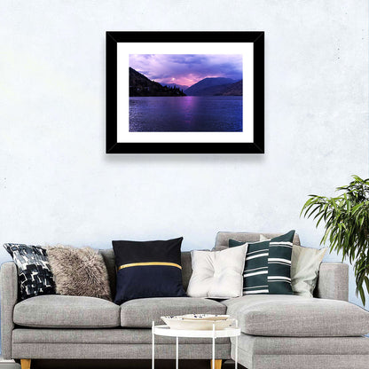 Lake Chelan Sunset Wall Art