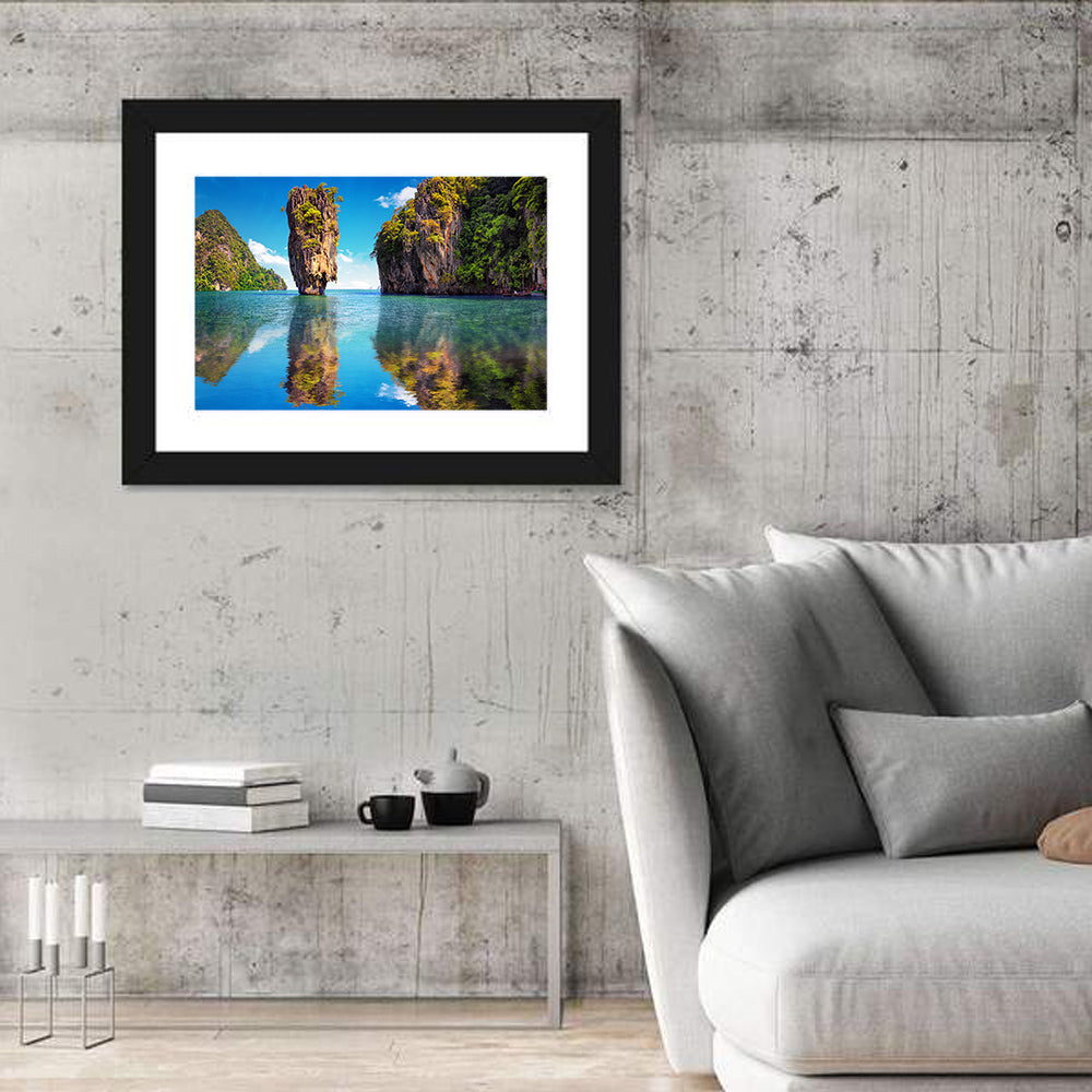 Ko Tapu Limestone Stack, Phang Nga Wall Art