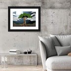 Moonlit Lovers Tree Wall Art