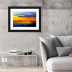 Tranquil Ocean Dusk Wall Art