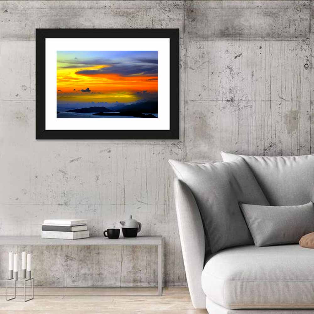 Tranquil Ocean Sunset Wall Art