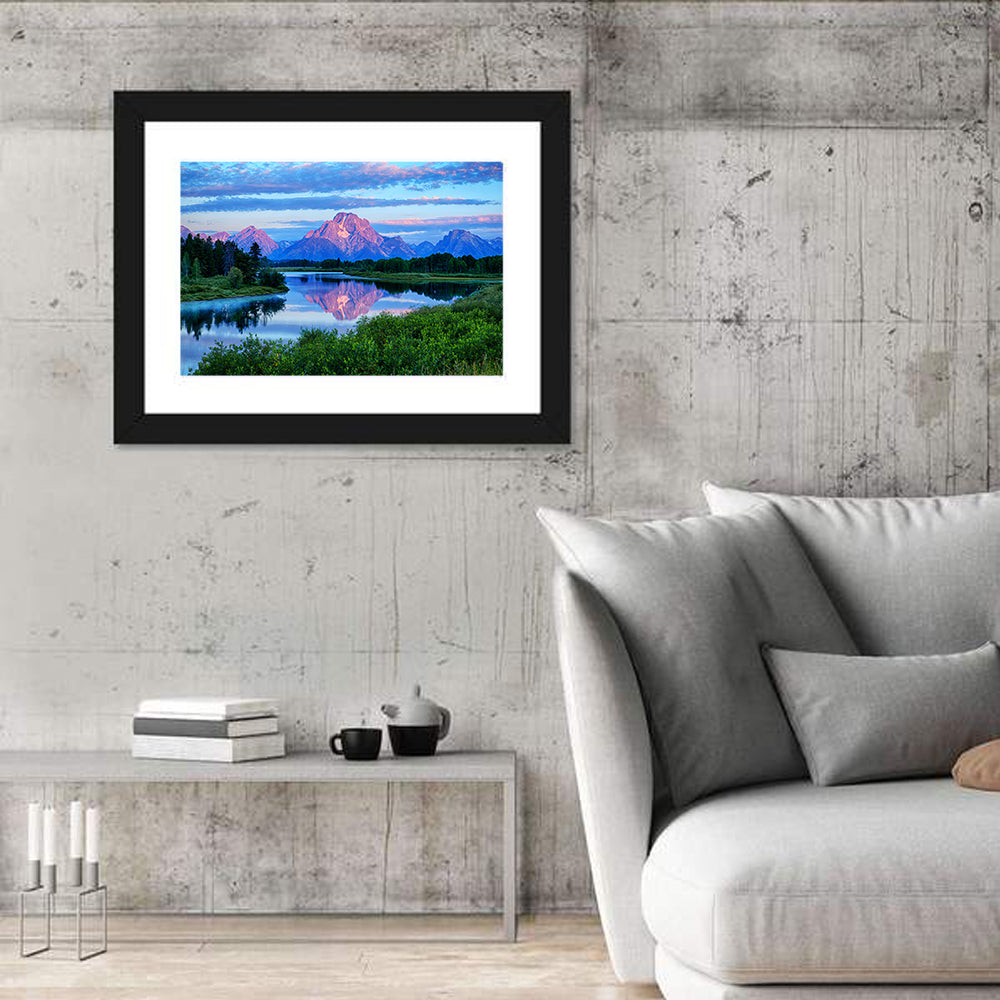 Oxbow Bend Dawn Reflection Wall Art