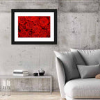 Red Roses Close Up Wall Art