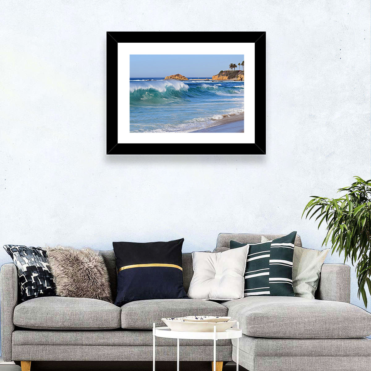South Laguna Beach Wall Art in a room, landscape