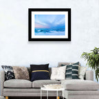 Frozen Blue Seascape Wall Art