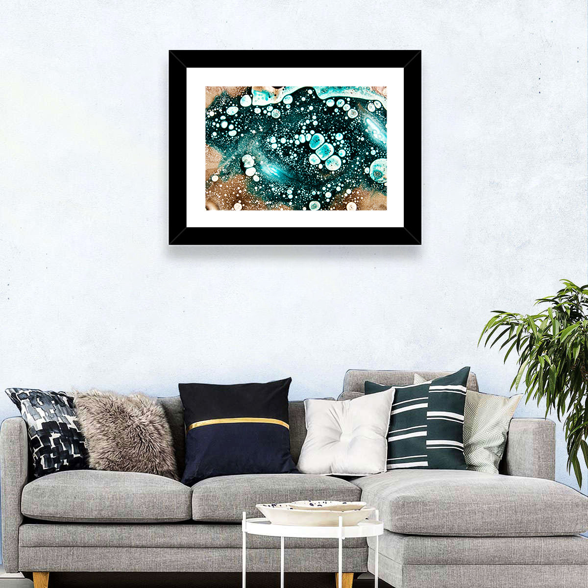 Stone Bubbles Abstract Wall Art