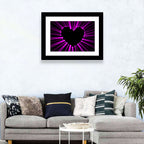 Glowing Heart Wall Art