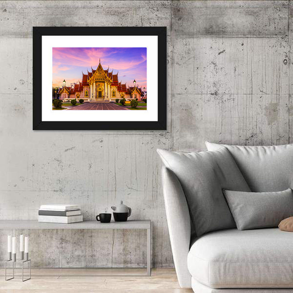 Wat Benchamabophit at Dusk Wall Art