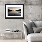 Lake Cushman Dock at Dusk Wall Art